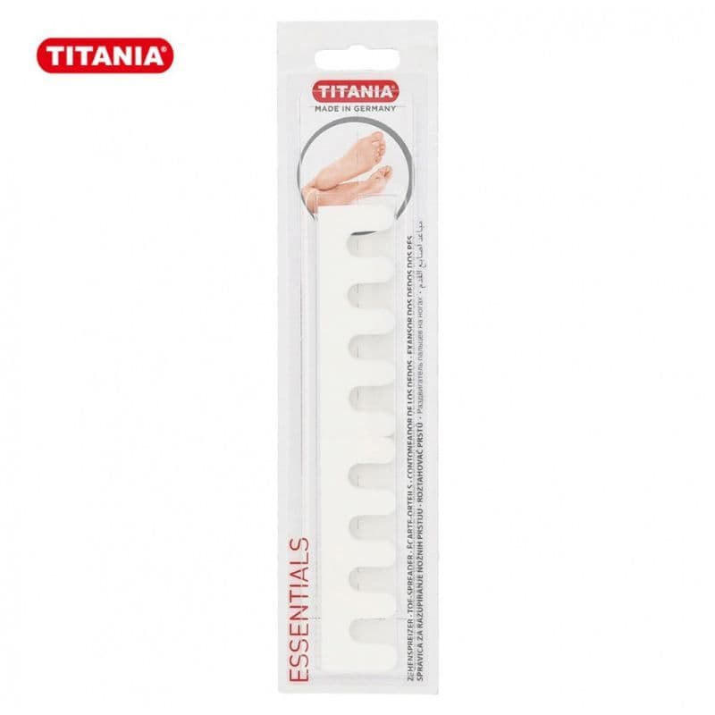 Titania  White 2Pcs 2800B Toe Silicone Separator  1 Pair