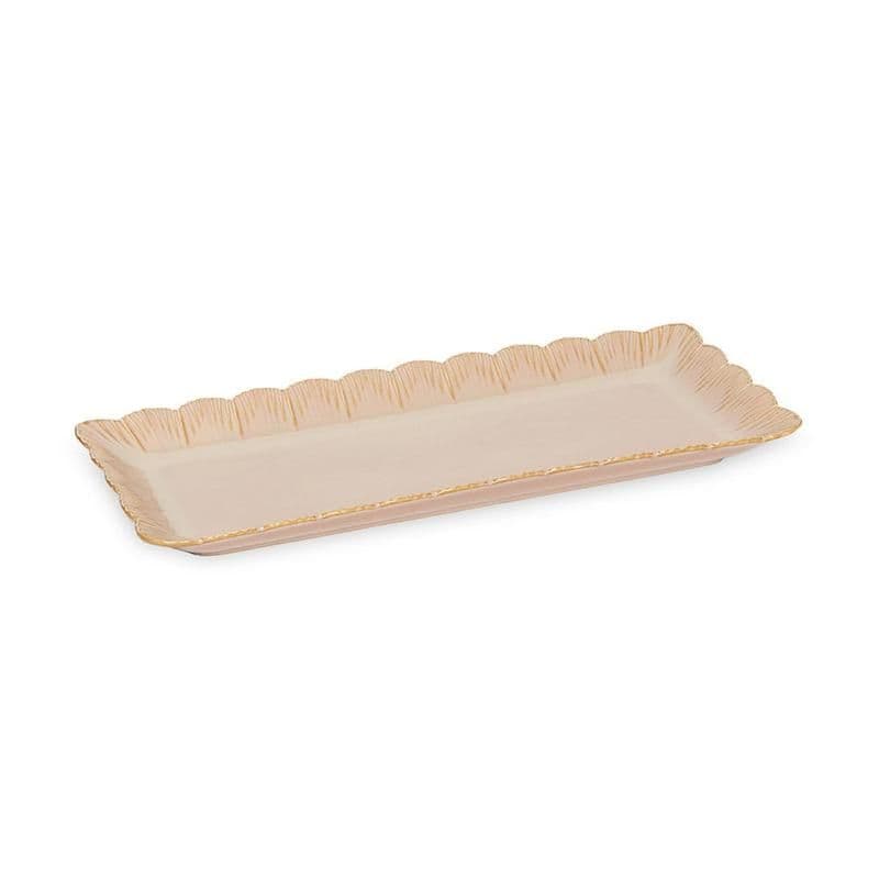 Fleuri Serving Platter, Terracotta - 36X16Cm