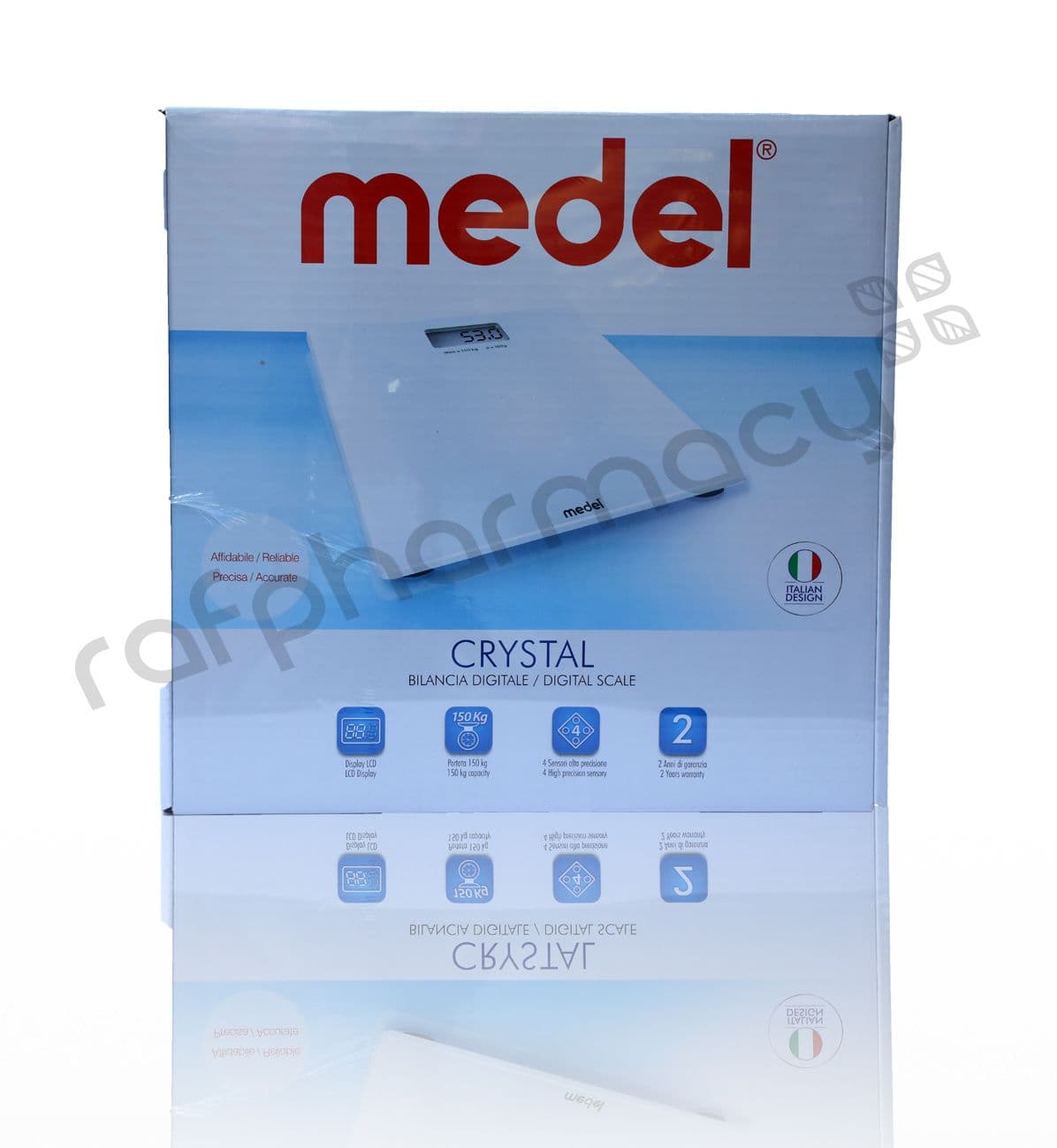 Medel Crystal Digital Weighing Scale (#92081)