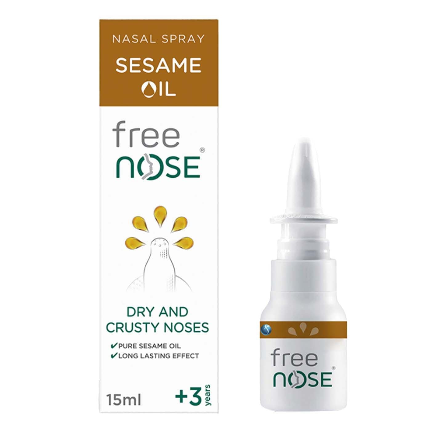 Freenose Dry Nose Relief Sesame Oil Nasal Spray 15ML