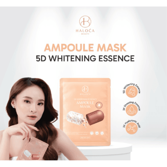 Haloca 5D Whitening Essence Ampoule Mask 25Ml