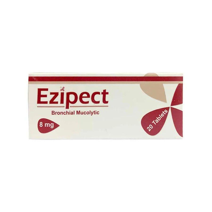 Ezipect 8 Mg Tablets, 20 Count