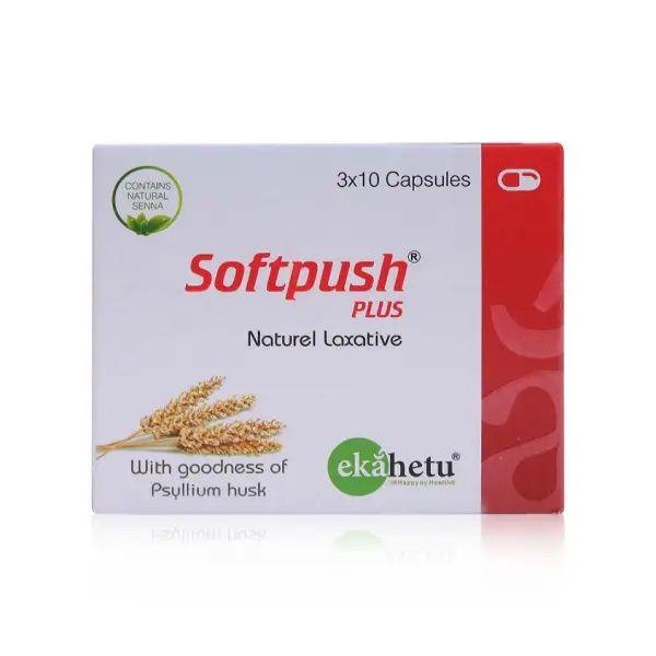 Softpush Plus Naturel Laxative Capsules 30'S (52123)