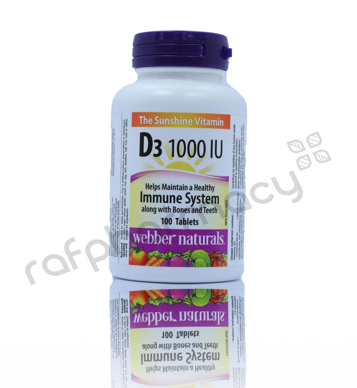 W-N Vitamin D3 1000Iu Tab 100'S