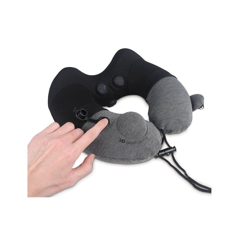Travelmall 3D Inflatable Massage Pillow With 3-Level Massage Function