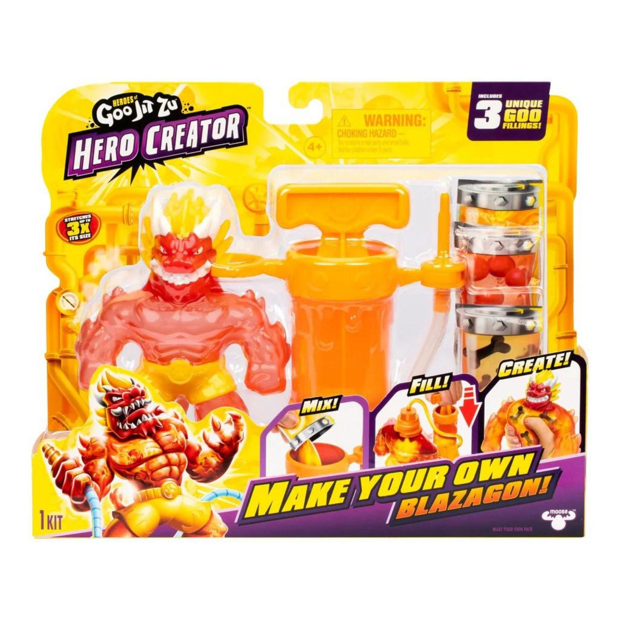 Heroes Of Goo Jit Zu Hero Creator Make Your Own Blazagon Figure Kit (13 Cm)