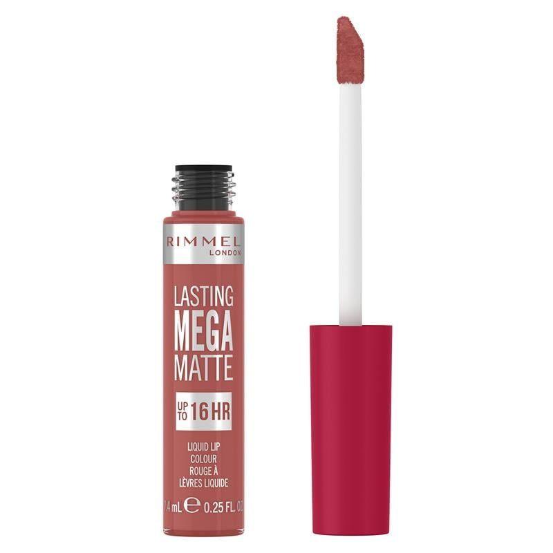 Rimmel London Lasting Mega Matte Liquid Lipstick 600 Coral Sass 7.4 Ml