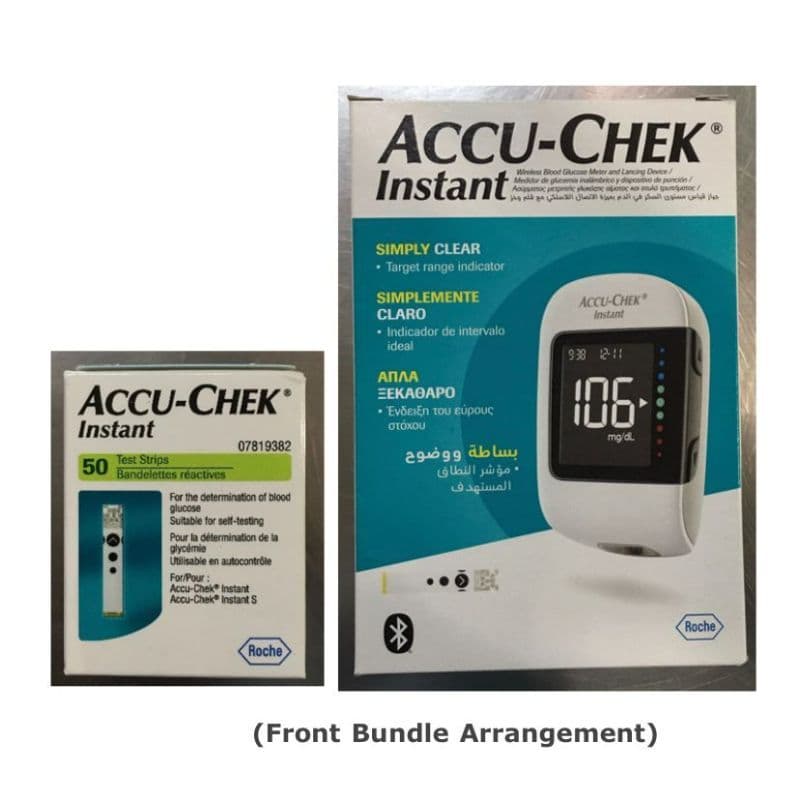 Accu Check Instant Device Offer Sugar Test Kit  50 PC