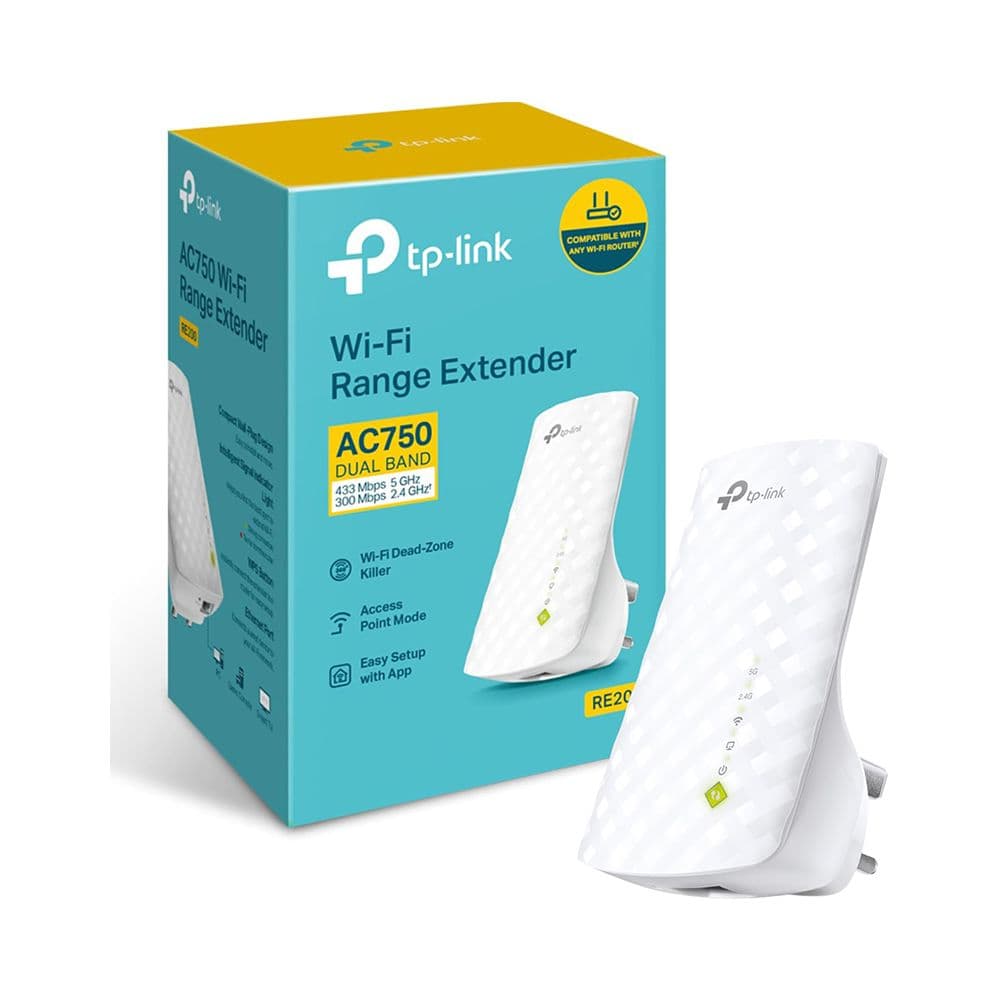 Tp-Link Re200 Ac750 Wi-Fi Router Range Extender