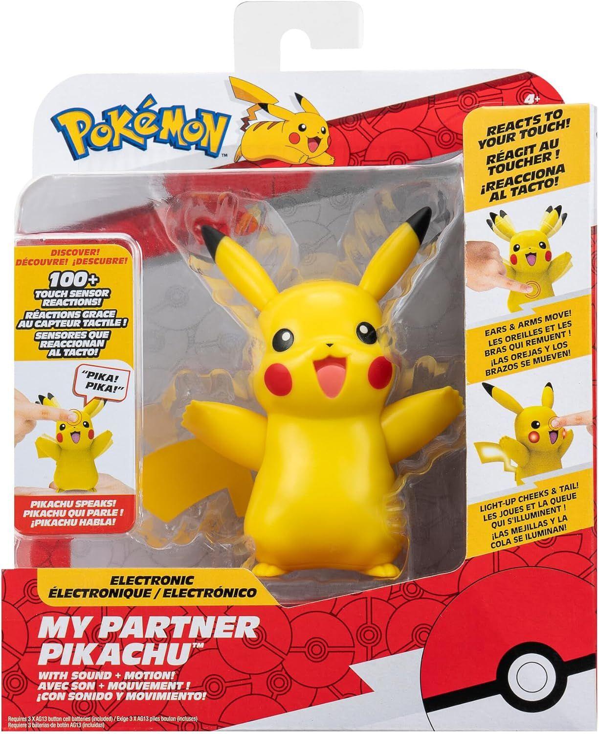 Pokemon My Partner Pikachu Deluxe Feature Figure (11 Cm)