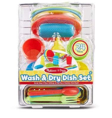 Melissa & Doug Let'S Play House! Wash & Dry Dish Set