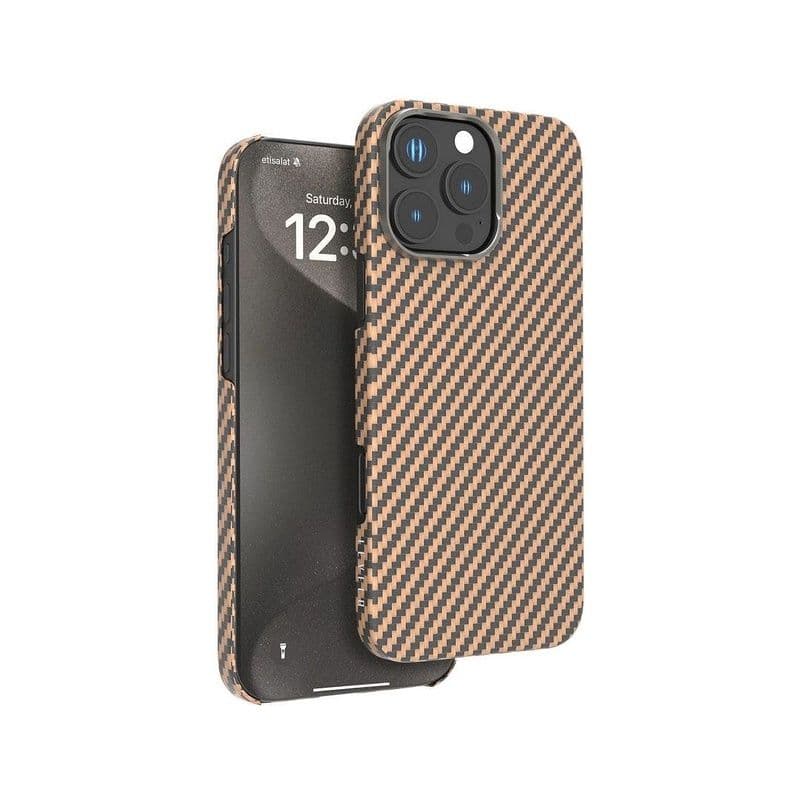 Levelo Sergei 1500D Aramid Fiber Case-Iphone 16 Pro Max-Desert Rose