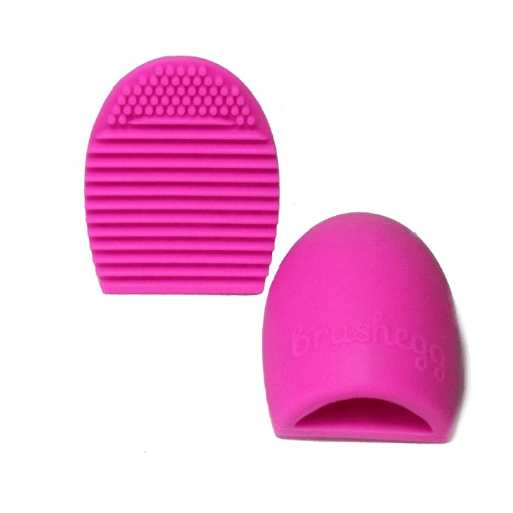 Professional Brush Egg Silicone Makeup Brush Cleaner Pink