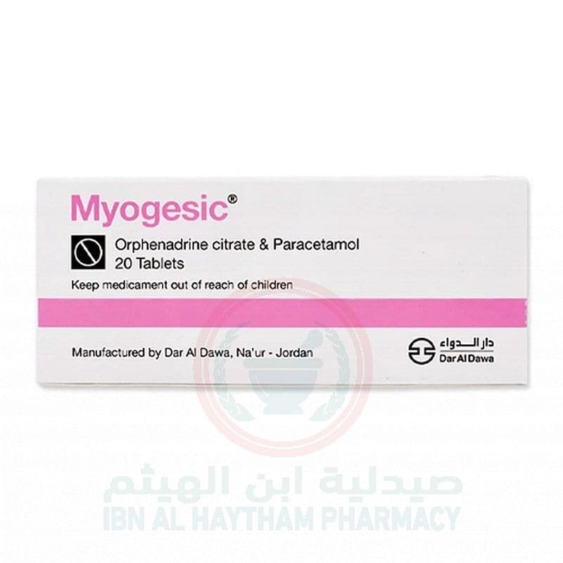 Myogesic Tablets 20'S