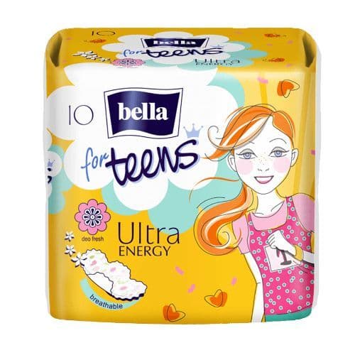 Bella Teens Ultra Energy Sanitary Pads  10 PC