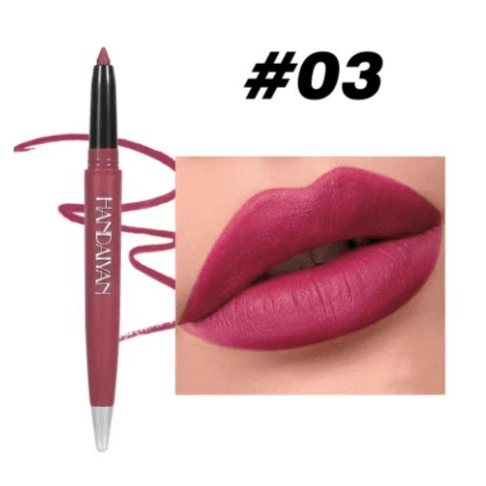 Matte Lip Crayon Velvet Lip Liner Waterproof Long Lasting Handaiyan 3