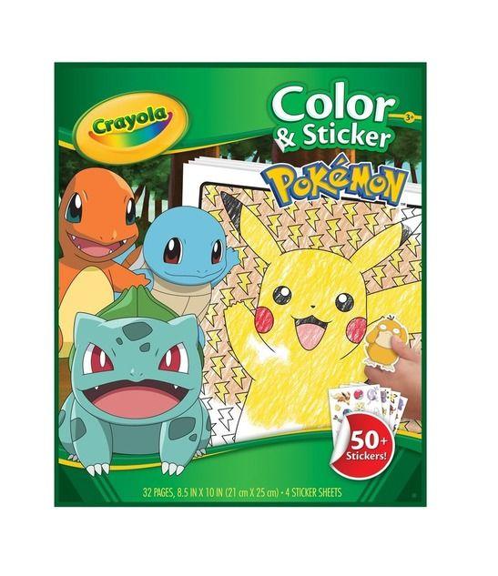 Crayola Color & Sticker, Pokemon