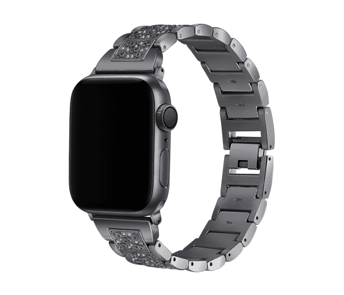 Promate FROST-38ML 38mm Bracelet Watch Strap for Apple Watch - Platinum