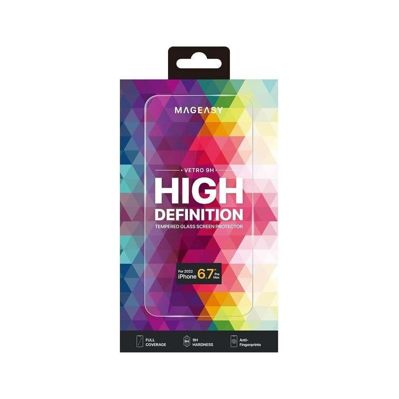 Switcheasy Vetro 9H High Definition Tempered Glass Screen Protector For Iphone 14 Pro Max.