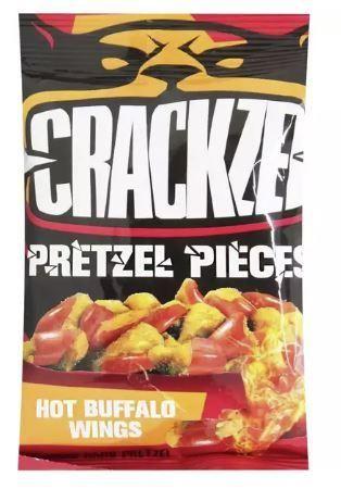 Crackzel Flavoured Pretzel Pieces Hot Buffalo Wings 85gm