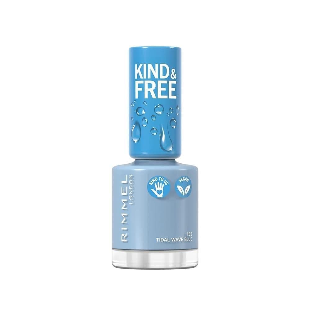 Rimmel London Kind & Free Clean Nail Polish 152 Tidal Wave Blue 8 Ml