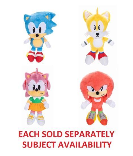 Jakks Pacific Sonic The Hedgehog Basic Plush 9" Wave #11 Assorted 4