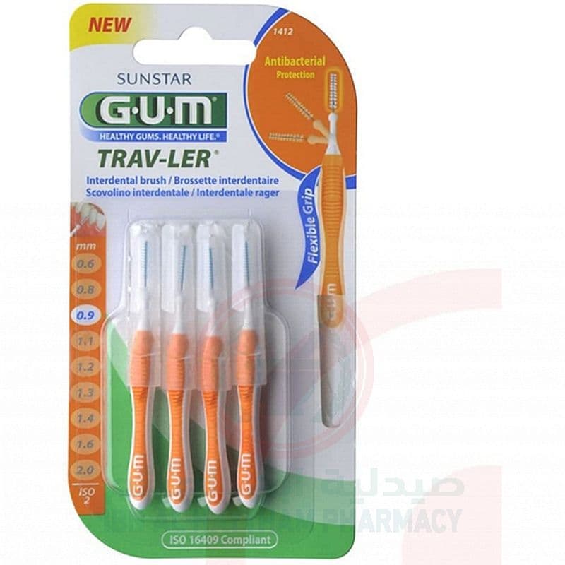 Gum Proxa Brush Traveler-0.9Mm -1412