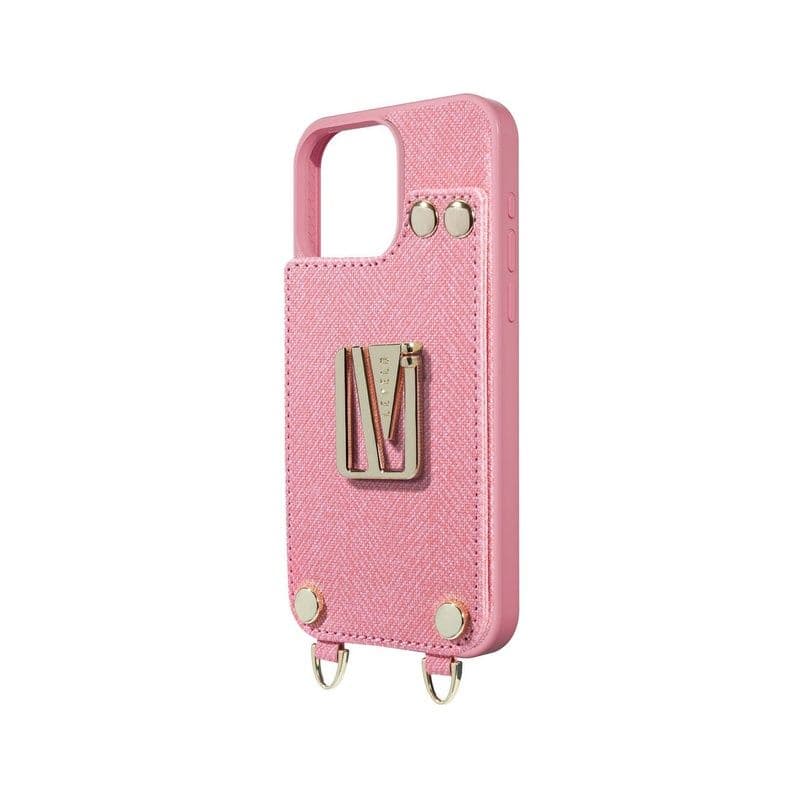 Levelo Serena Leather Case-Iphone 16 Pro -Pink