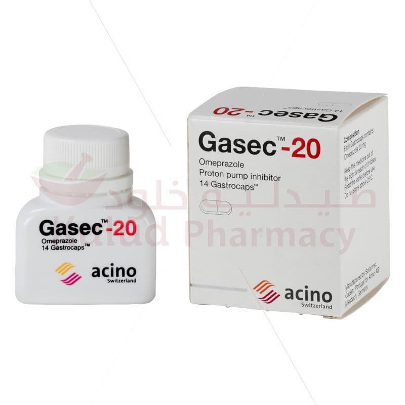 Gasec Gastro-Resistant Capsule 20 Mg 14 PC