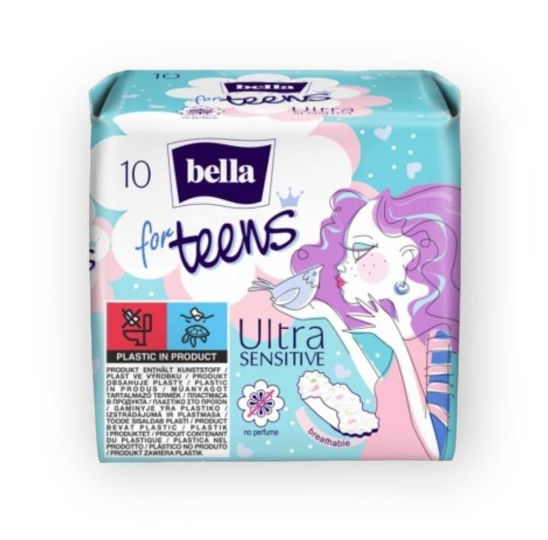 Bella Pantyliners Teens Sensitive Sanitary Pads  20 PC