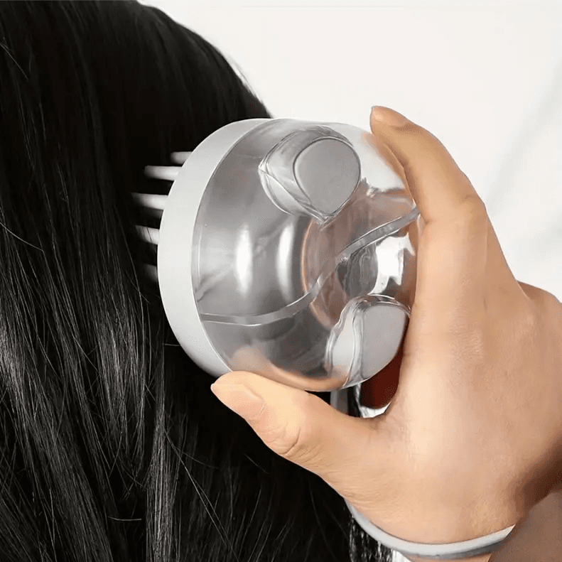 Liquid Dispensing Shampoo Brush (Gray)