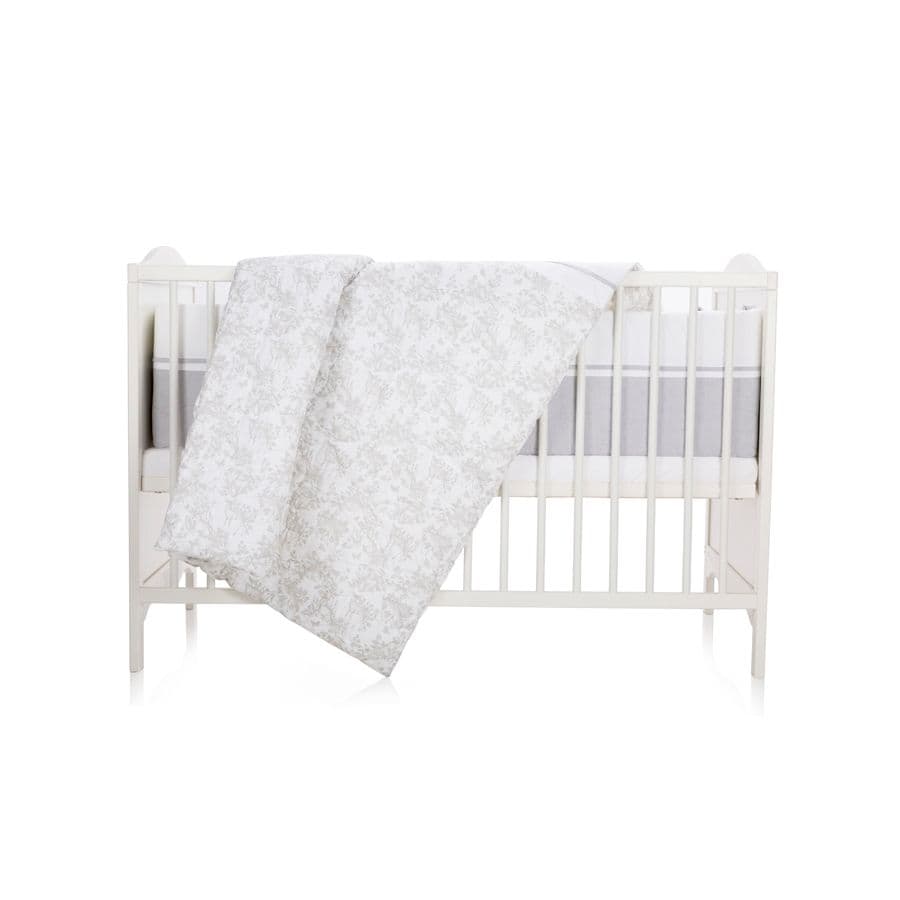Nini Crib Bedding Set Aura Grandeur (Grey)