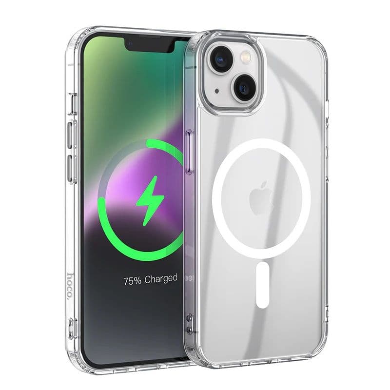 Hoco Magnetic Clear Cover For iPhone 14