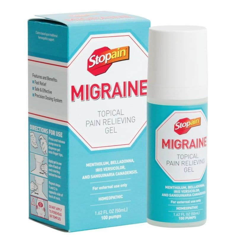 Stopain Migrain Headache Gel 12X 5Ml 5ML