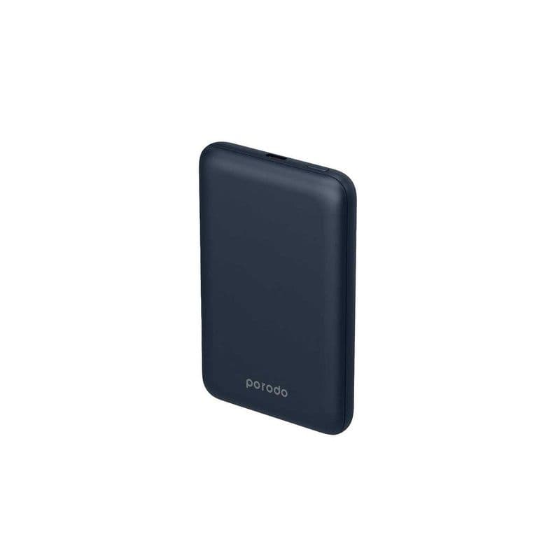 Porodo 10000Mah Aluminum Pocket Power Bank Super Slim Design Grey
