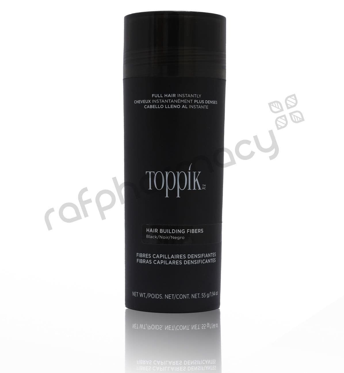 Toppik Hair Fibers Black 55Gm.# 13958