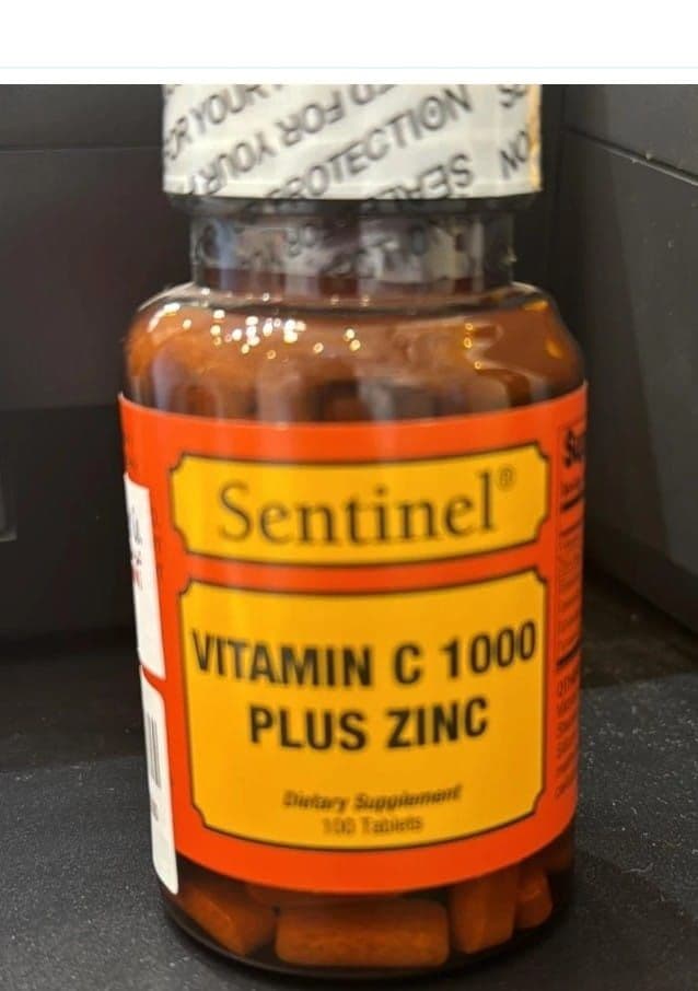 Sentinel Vitamin C 1000 Plus Zinc 100 Tabs