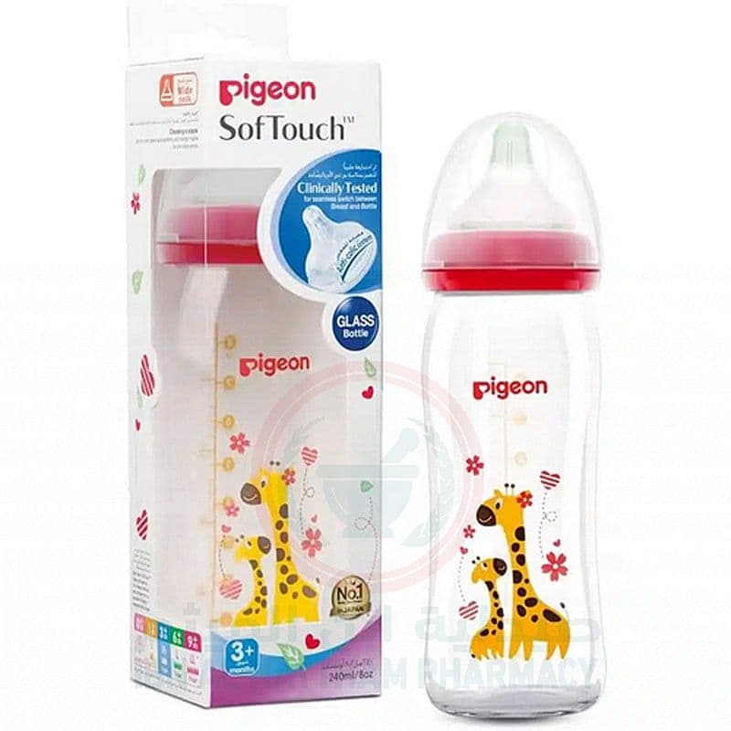 Pigeon Wn Glass Btl Wt Design 240Ml