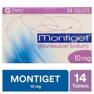 Montiget Montelukast 10Mg 14 Tablets