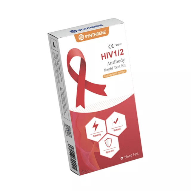 Antibody Rapid Test Kit Hiv 1/2 (Colloidal Gold Method)