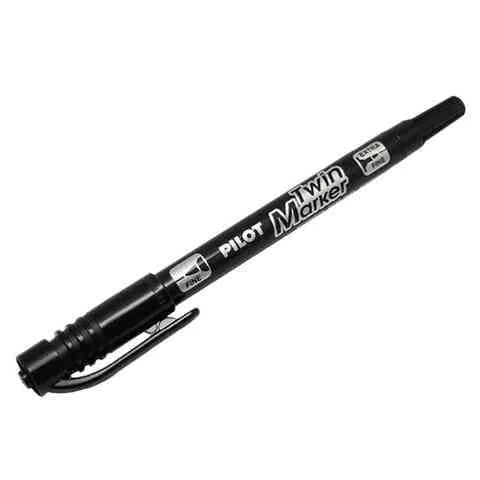 Pilot Sca Tm Twin Marker 3 Pieces Black