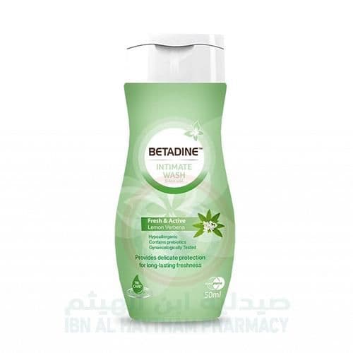 Betadine Intimate Wash Fresh & Active Lemon Verbena 250Ml