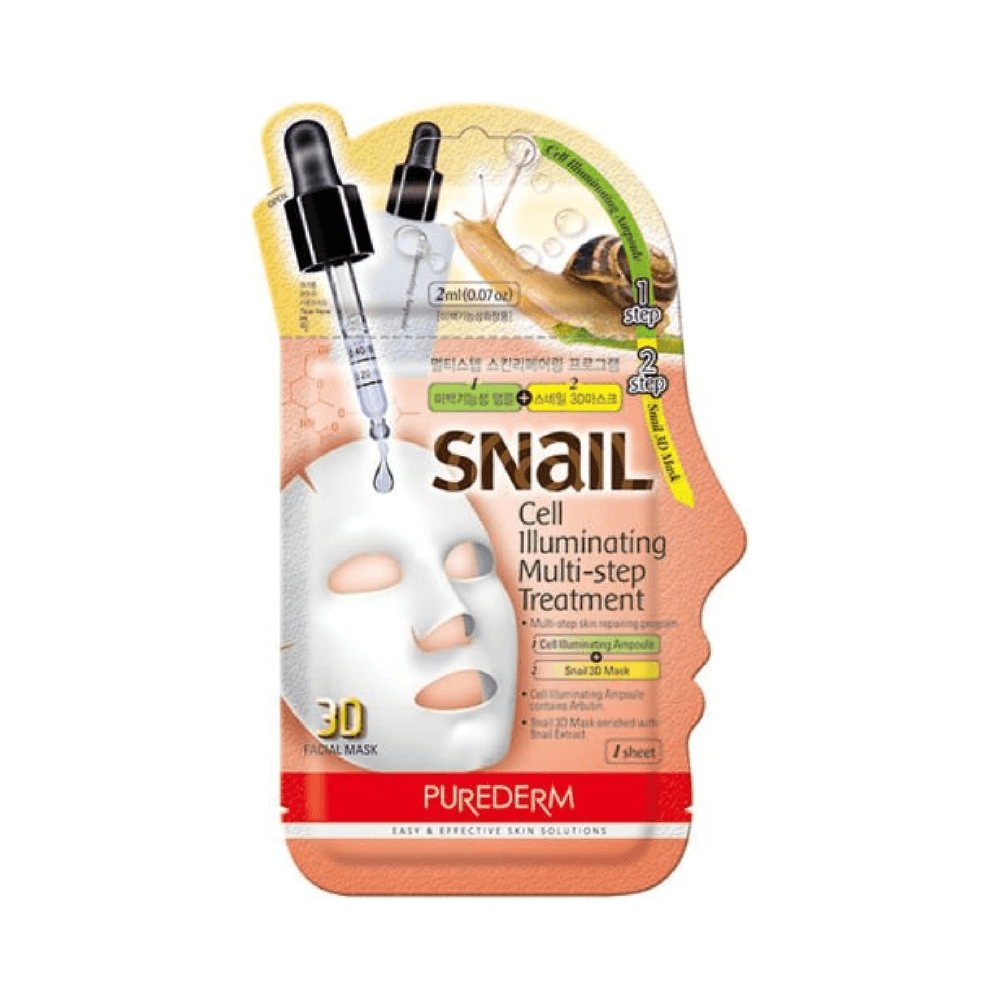 Purederm Cell Illumination & Age Regeneration Multi-Step Treatment Snail 3D Facial Mask