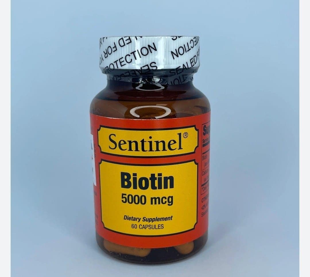 Sentinel Biotin 5000 Mcg Cap 60 S