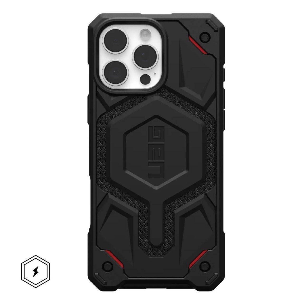 Uag Monarch Pro Iphone 16 Pro Max Kevlar Black, Built-In Magsafe Module,Premium Materials (Variatio