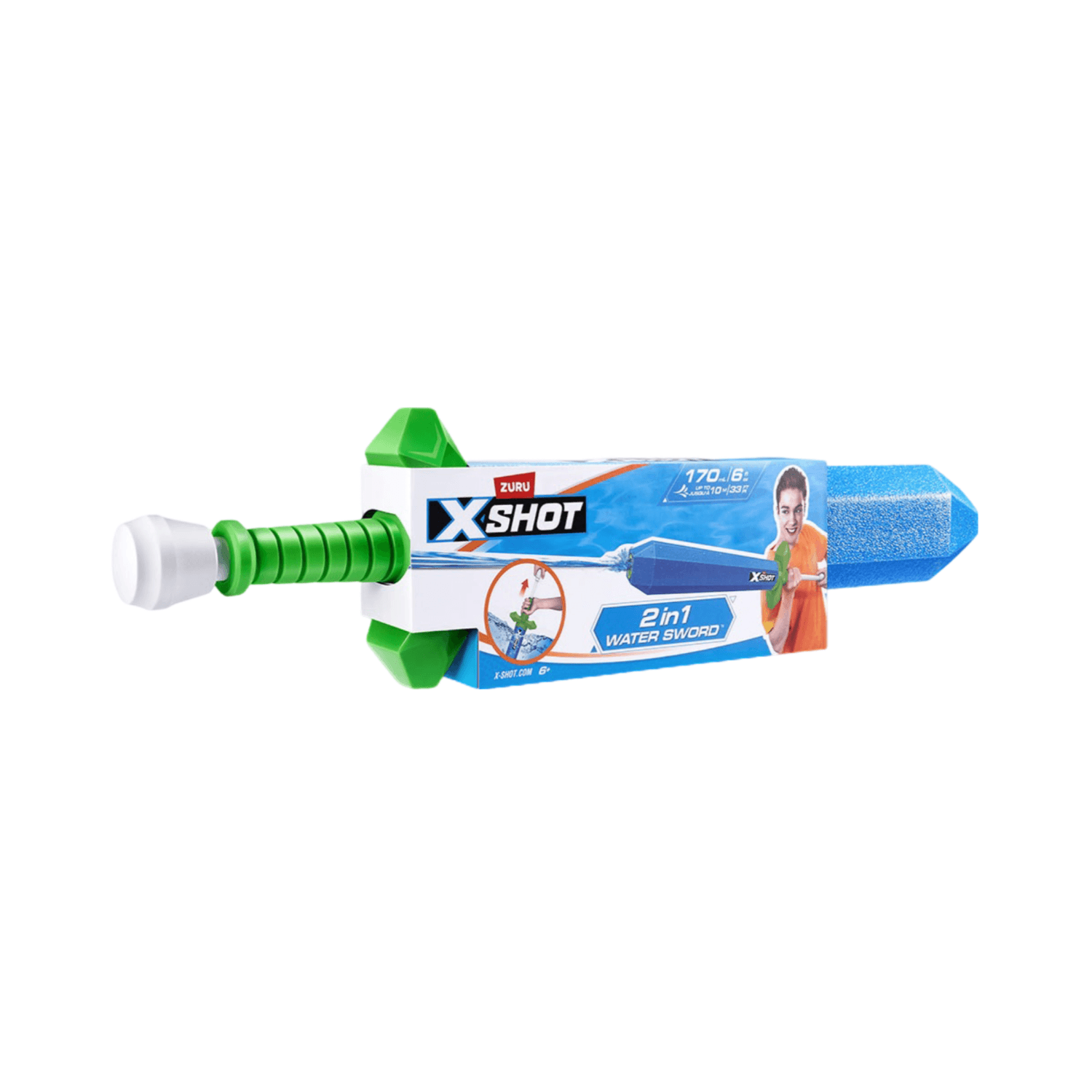 X-Shot Water 2-In-1 Sword