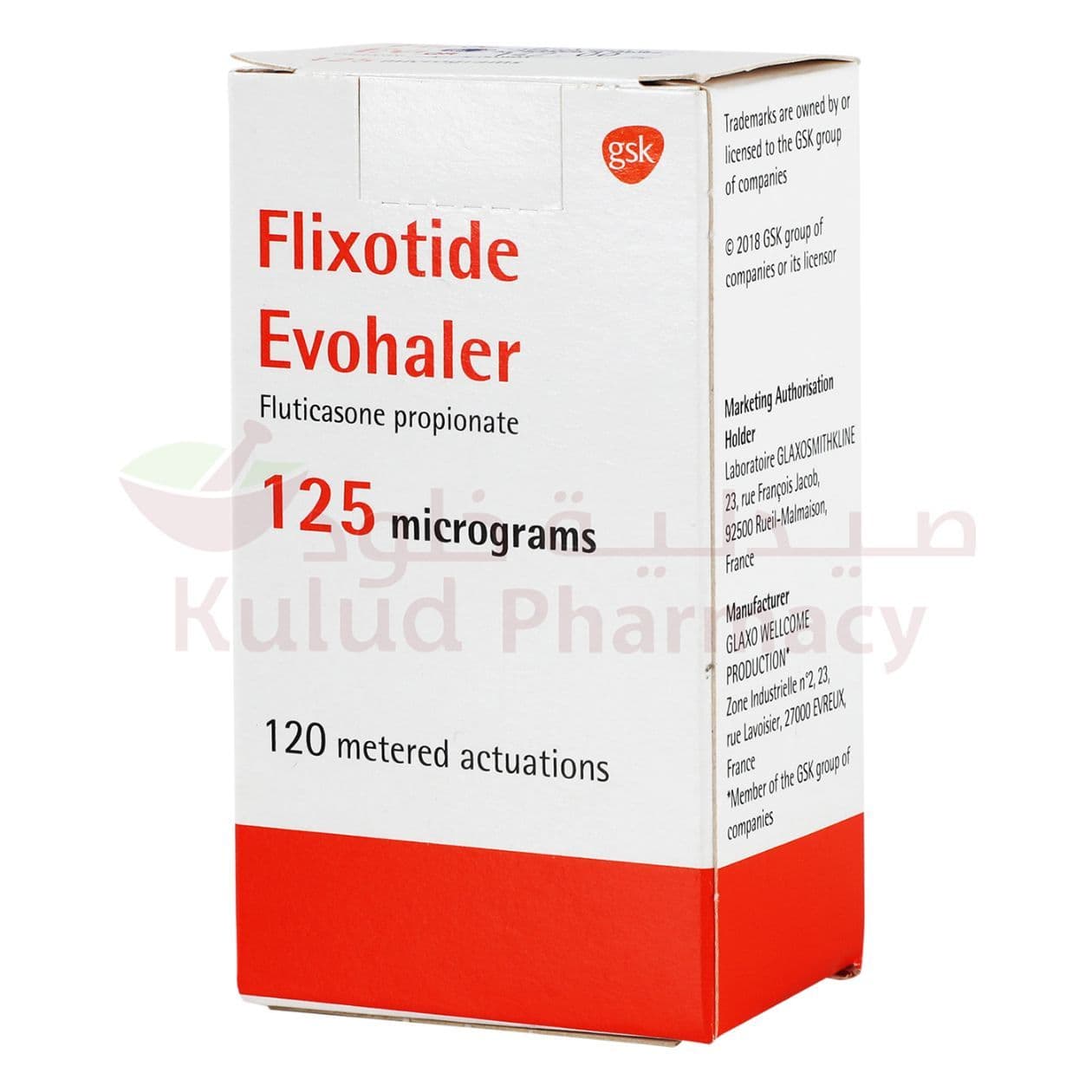 Flixotide Evohaler 125Mcg 120 Mdi Inhalation Powder 125 Mcg