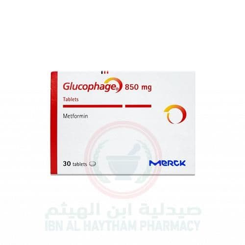 Glucophage 850Mg Tablets 30'S