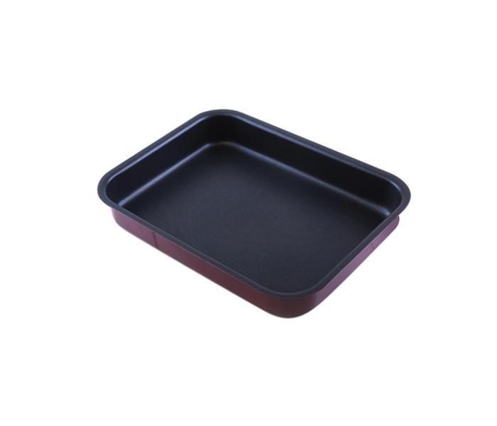 Royalford RF1147-SP32 Non Stick Square Pan- Red