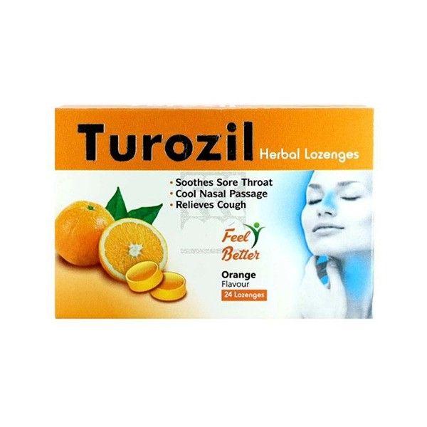 Turozil Orange Lozenges 24 S